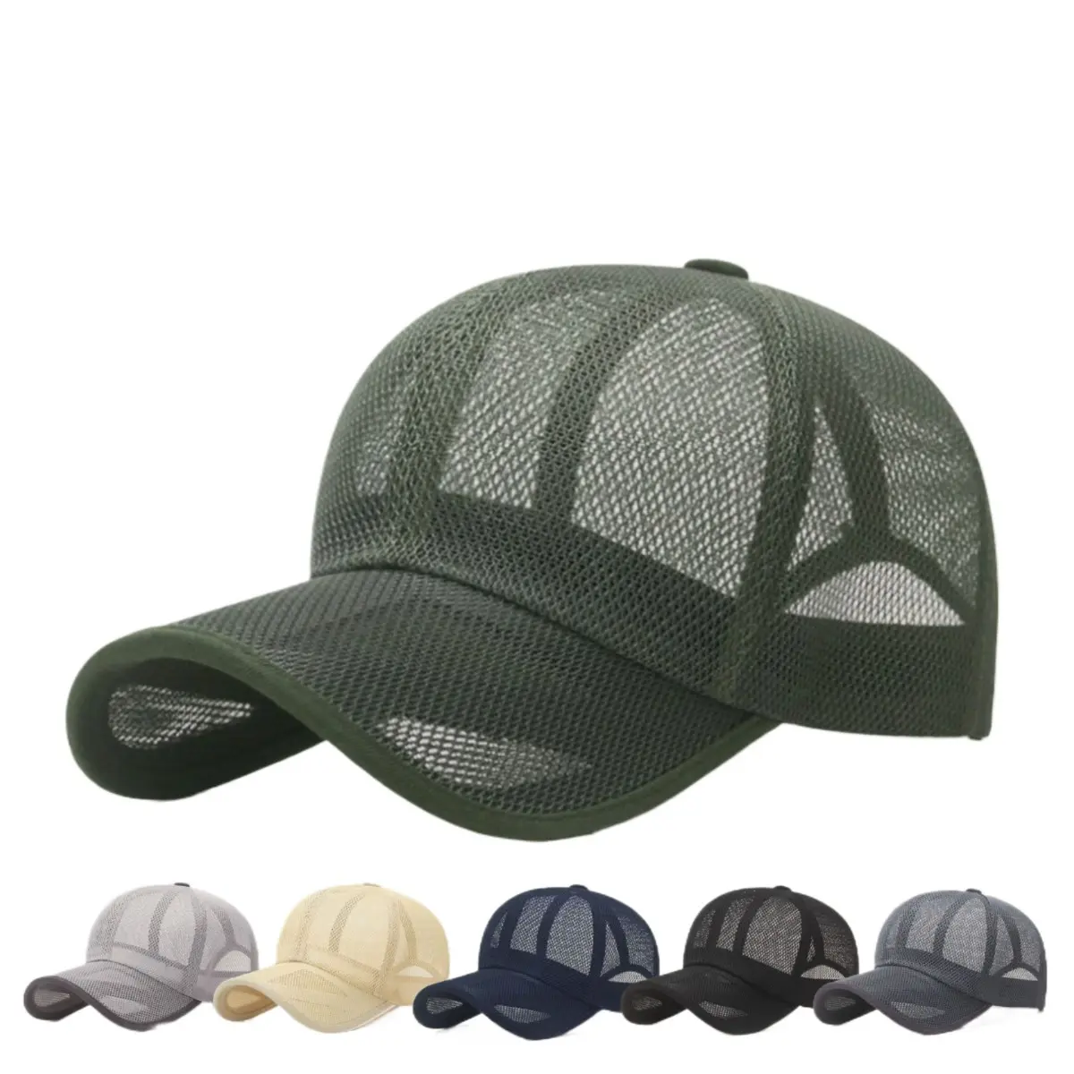Men's Premium Quality Trucker Hats, Breathable Mesh Duck Tongue Cap, Sunscreen Outdoor Sports Accessory for Summer, Universal Adult Sports Outdoor Hat, Guys' Gift, Breathable Cap, Premium Quality Hats