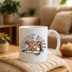 Droppin Dimes Welder Mug, Funny Welding Coffee Mug, Welder Ceramic Cup, Welding Gift for Welders & Metal Fabricators