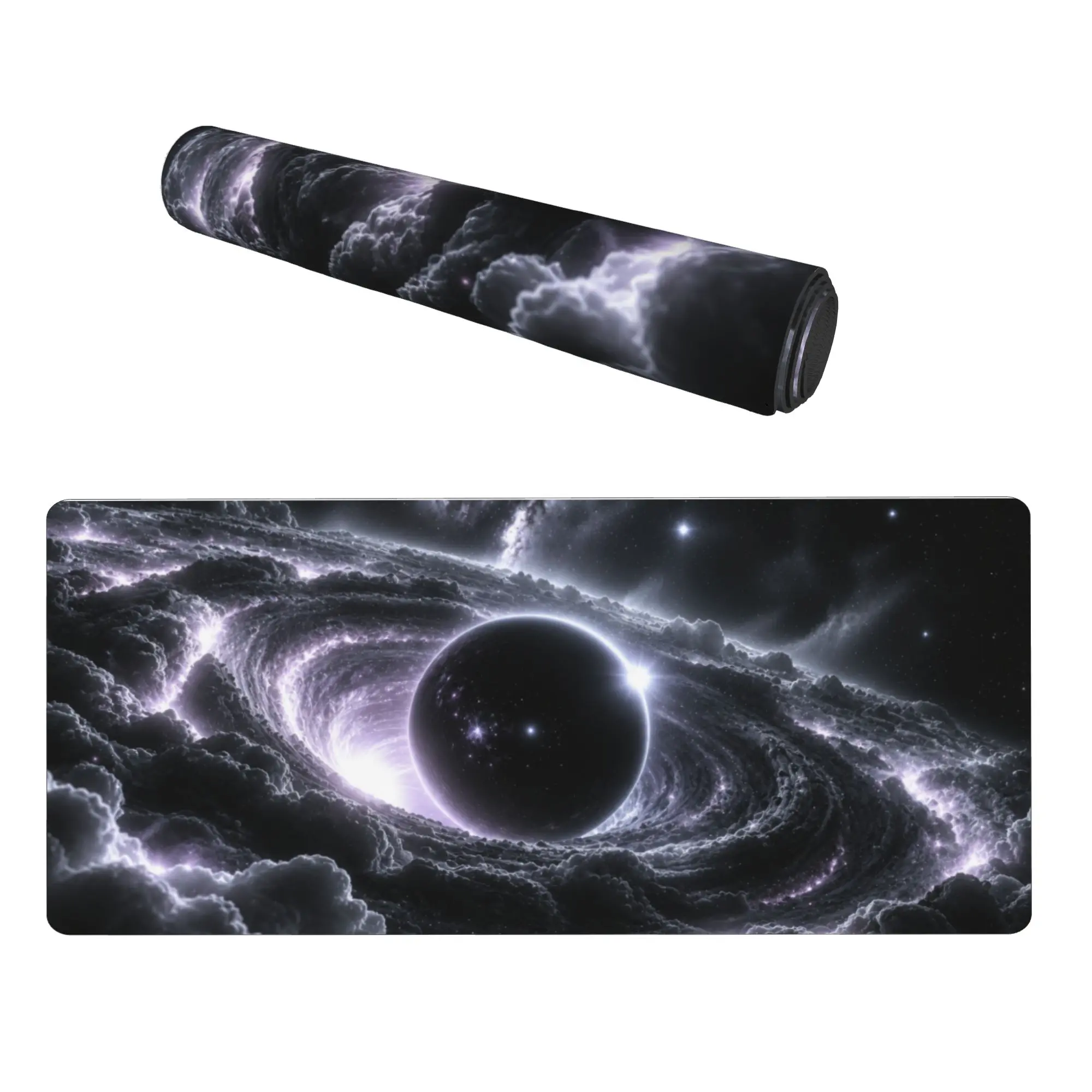 Galaxy Large Gaming Mouse Pad XL Desk Mat Protector with Non-Slip Rubber for Laptop Desktop Use