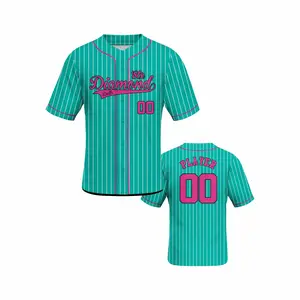 Pinstripes Diamond Custom Baseball Jersey
