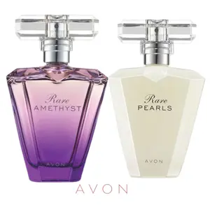 AVON Rare Amethyst & Pearls Set EDP 1.7 fl oz Set of 2 Fragrant Experience Versatile Use for Various Occasions