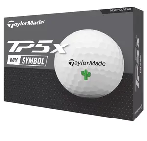 TaylorMadee 2024 TP5x MySymbol Cactus Golf Balls for Serious Golfers
