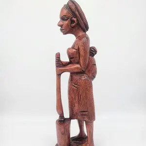 Egomma -African Wood Sculpture Handmade