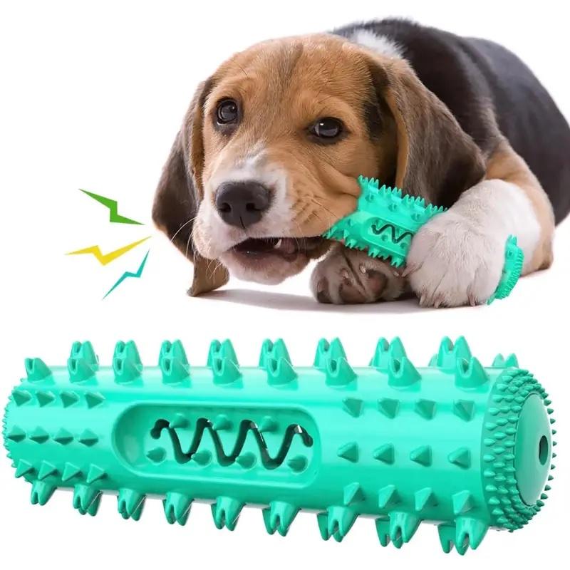 Squeaky Durable Natural Rubber Teeth Cleaning Dog Chew Toy For Aggressive Chewers