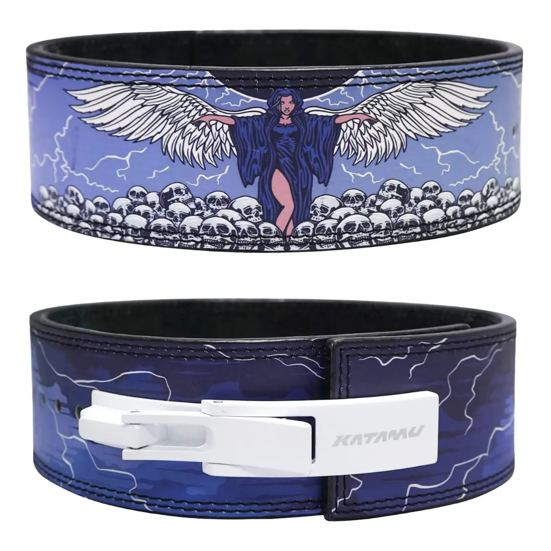 KATAMU Angel 10mm/13mm Lever Lifting Belt, Workout Gear, Fitness Equipment, Weight Training Equipment For Fitness & Weight Training