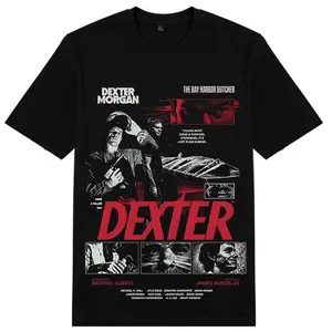 Dexter Vintage Shirt - Funny Dexter Movie Shirt, Morgan Graphic 90s Tee, Bay Harbor Butcher Shirt, Morgan Graphic 90s Tee, Movie Shirt, Crew Neck T-shirt, Trending Shirt Menswear Tops Streetwear Tshirt