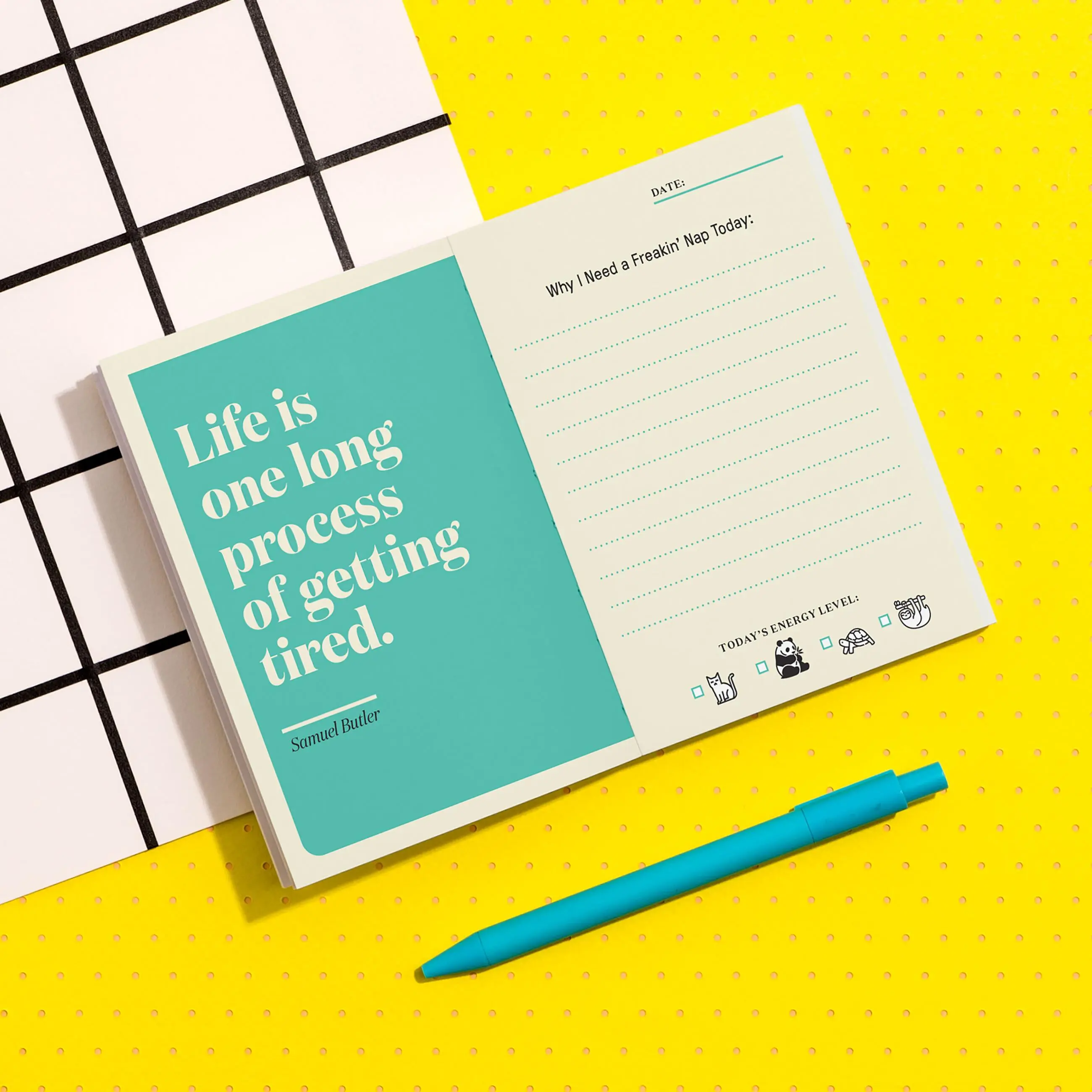 I Need a Freakin' Nap Mini Inner-Truth Journal (Pastel Version)