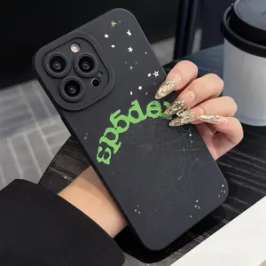 Spider Web Pattern Phone Case, Soft Phone Case, Full Body Shockproof Phone Cover, Compatible with iPhone17 Pro Max 17 Air  16 15 14 13 12 11 Pro Max and iPhone X/XS MAX, 12 13 Mini, iPhone SE4/16E