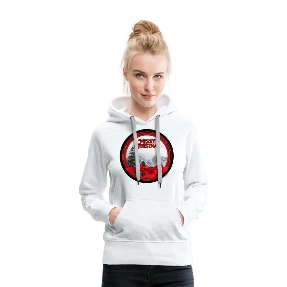 Merry Christmas by Scarlett - Women's Premium Hoodie