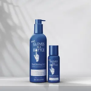 Gloves In A Bottle Shielding Lotion - Great for Dry Itchy Skin 8oz Bottle w/ pump + 2oz Bottle