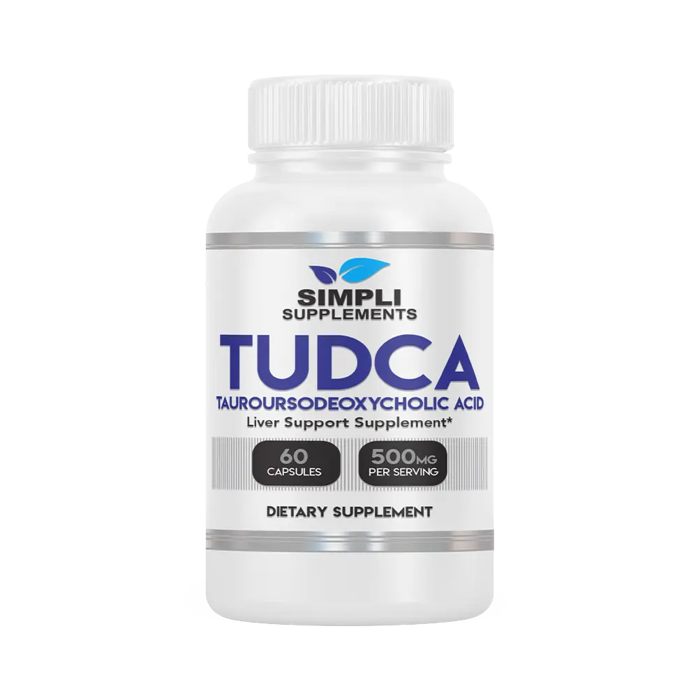 TUDCA 500mg per Serving | 60 Capsules (30 Day Supply) | Tauroursodeoxycholic Acid for Your Liver | Powerful Tudca Supplement