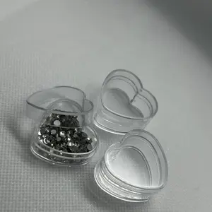 3 pcs HEART gem storage