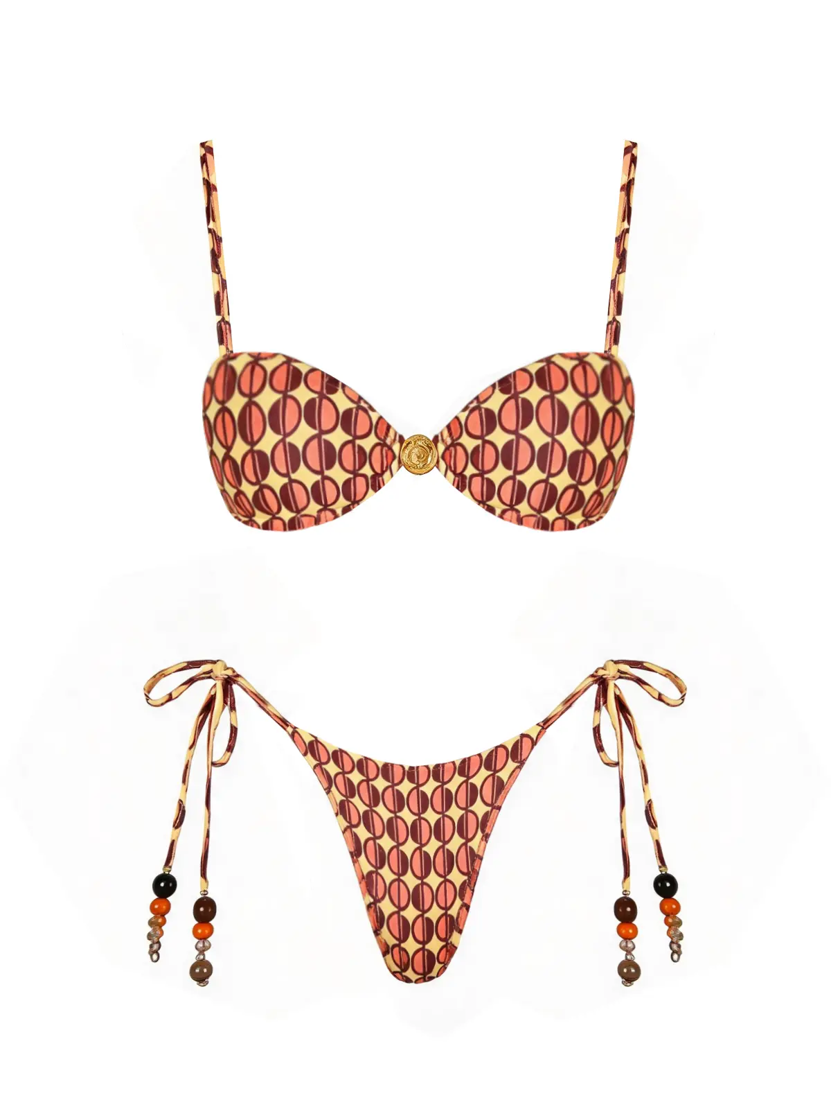 2026 new printed bust-lift mini bikini two-piece set—fashionable, sexy, low-rise women’s two-piece swimsuit for summer holidays, casual beachwear, swimwear, and hot spring wear