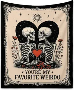 Gifts for Him Her - Wedding Anniversary Blanket for Women Men, Birthday Gifts for Boyfriend Girlfriend, Halloween Blanket, I Love You Gift, Christmas Valentines Engagement Wedding Gift,