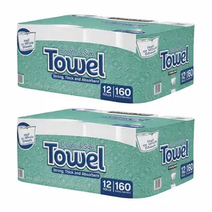 2 Pack Create-a-Size Paper Towels | Strong, Thick & Ultra Absorbent Kitchen Rolls (Value Pack)