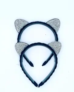 Gemstone cat ear headband