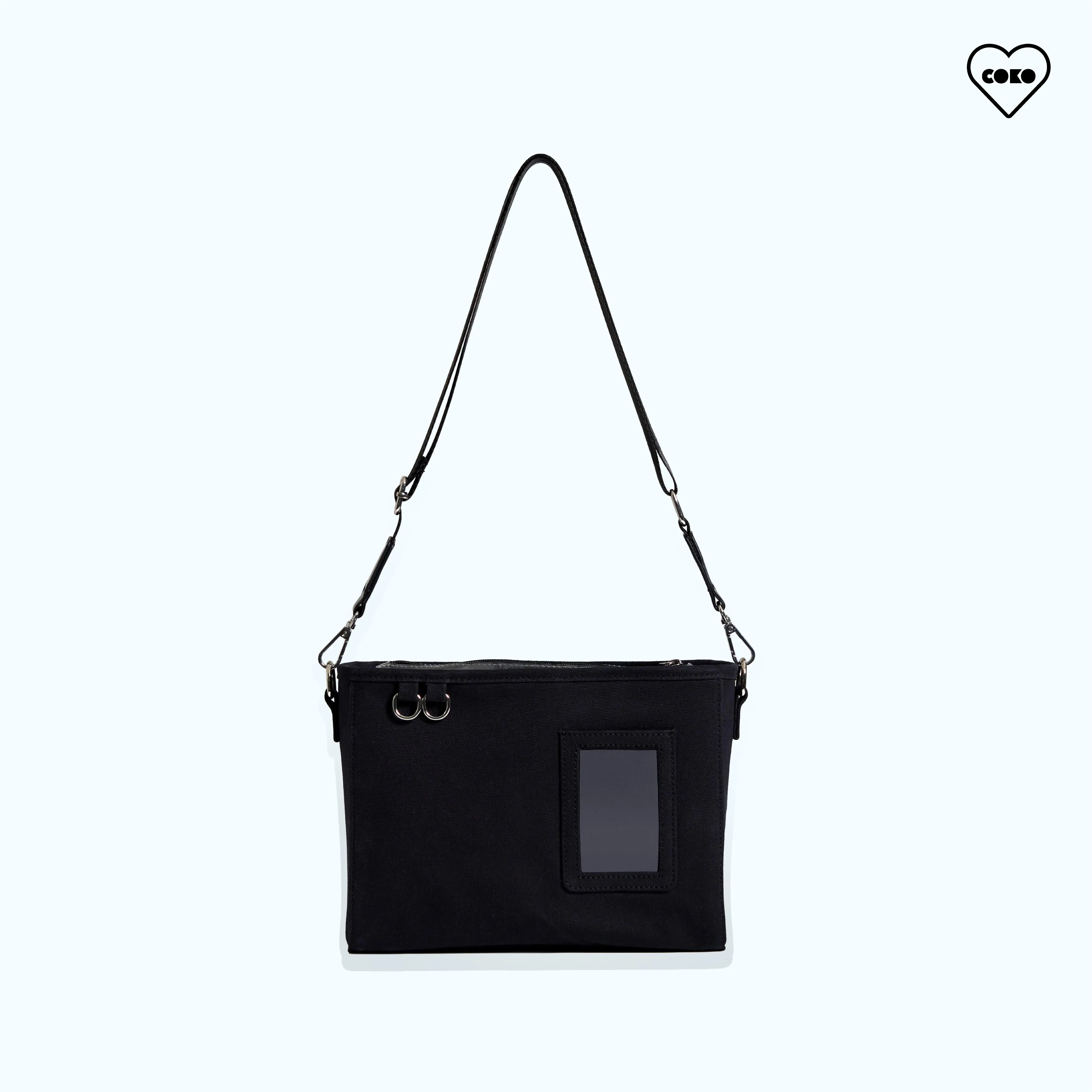 COKODIVE Women's Crossbody & Shoulder Stage Bag, C Series, Black