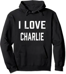I Love Charlie Family Son Daughter Boy Girl Baby Name Pullover Hoodie - Luismrid Shop 83B09BG1595C
