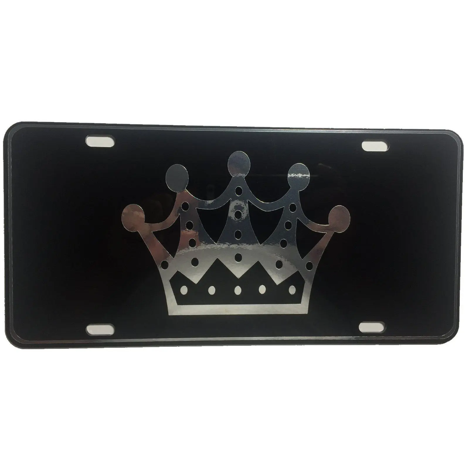 CustoMonsterDesigns Crown Royalty Heavy Duty Aluminum License Plate