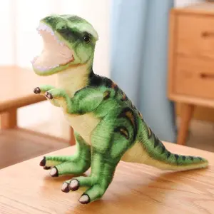 1pc 38/46/54cm Simulation Tyrannosaurus Plush Doll Rex Jurassic World Dinosaur Stuffed Toy Lifelike Gifts For Boys Room Decro