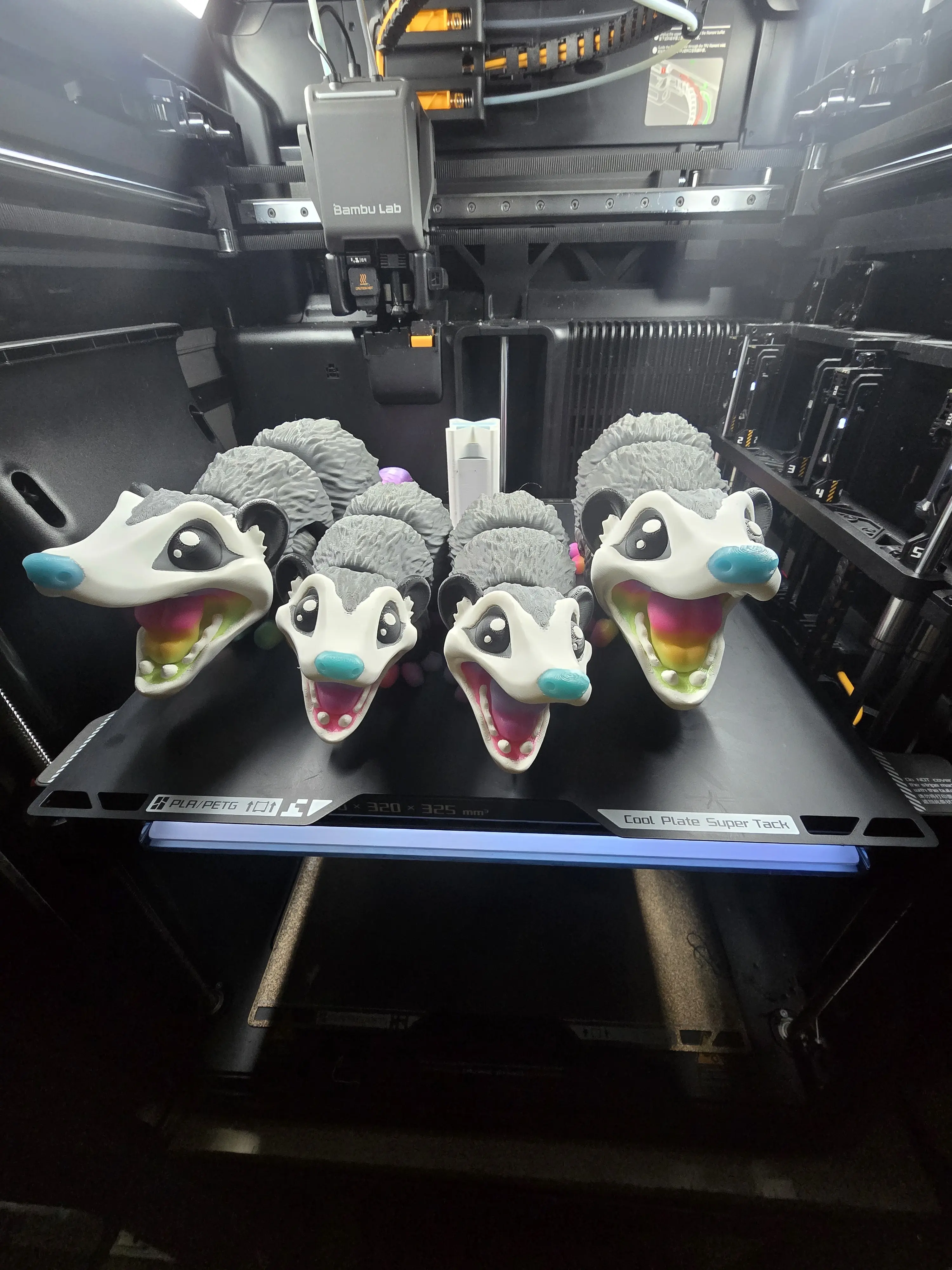 Glossums Glow Possums - Glow-in-Dark Unisex Classic Novelty Stress Relief Toy for Hobbies, Ages 6+