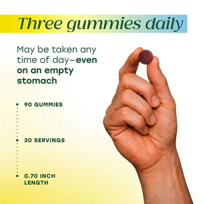 MegaFood Men's Whole Body Multi Gummy | 20 Nutrients, plus real food, Delicious Strawberry Flavor, Gluten Free, Vegetarian, 30 Servings