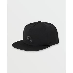Quiksilver | DNA Bubble Snapback Hat | Embroidered Logo Signature Logo | Casual Streetwear