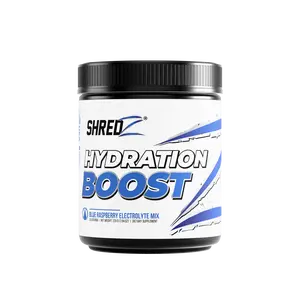 SHREDZ Hydration Boost Electrolyte Support Drink Mix Blue Raspberry Flavor for Hydration Performance & Recovery
