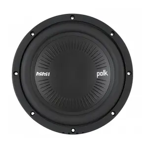 Polk Audio MM842 SVC MM1 Series 8" Marine & Car Subwoofer - 900W, 30-200Hz Frequency Response, Single 4-Ohm Voice Coils, Polypropylene Woofer Cone, Compact Subwoofer for Deep, Powerful Bass