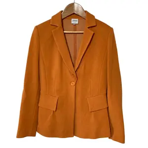 Pre-owned Giorgio Armani Polyester Small Leather Goods Armani Collezioni Double Georgette Tailored Jacket