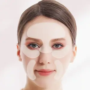 Silicone Face Patches, Reusable Face Patches for Forehead, Eye, Smile Lines, Low Allergenicity, No Smell, Face Stickers for Smoothing Skin, Hypoallergenic
