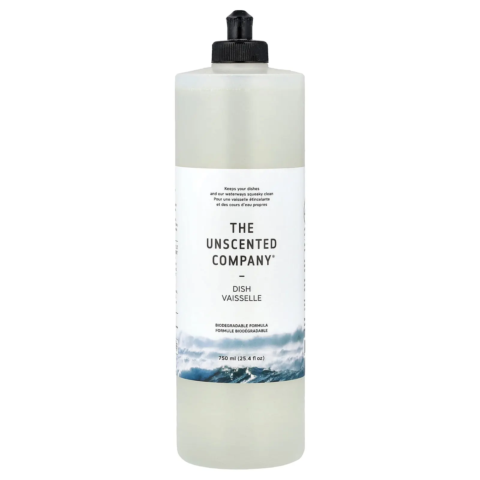 The Unscented Company Dish Soap, Fragrance Free, 25.4 fl oz (750 ml)