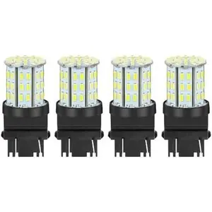 4 Led Reversing Lights, Brake Lights, Turn Signals, Daytime Running Lights Bulbs, White