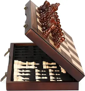 Chess Board with Pawns, Classic Board Game for Toys & Hobbies Enthusiasts