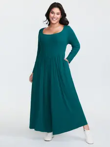 【Easter's Haul】Bloomchic Supersoft Square Neck Smocked Waist Jumpsuit 2026 Spring Break Gift For Easter's Day Mother's Day