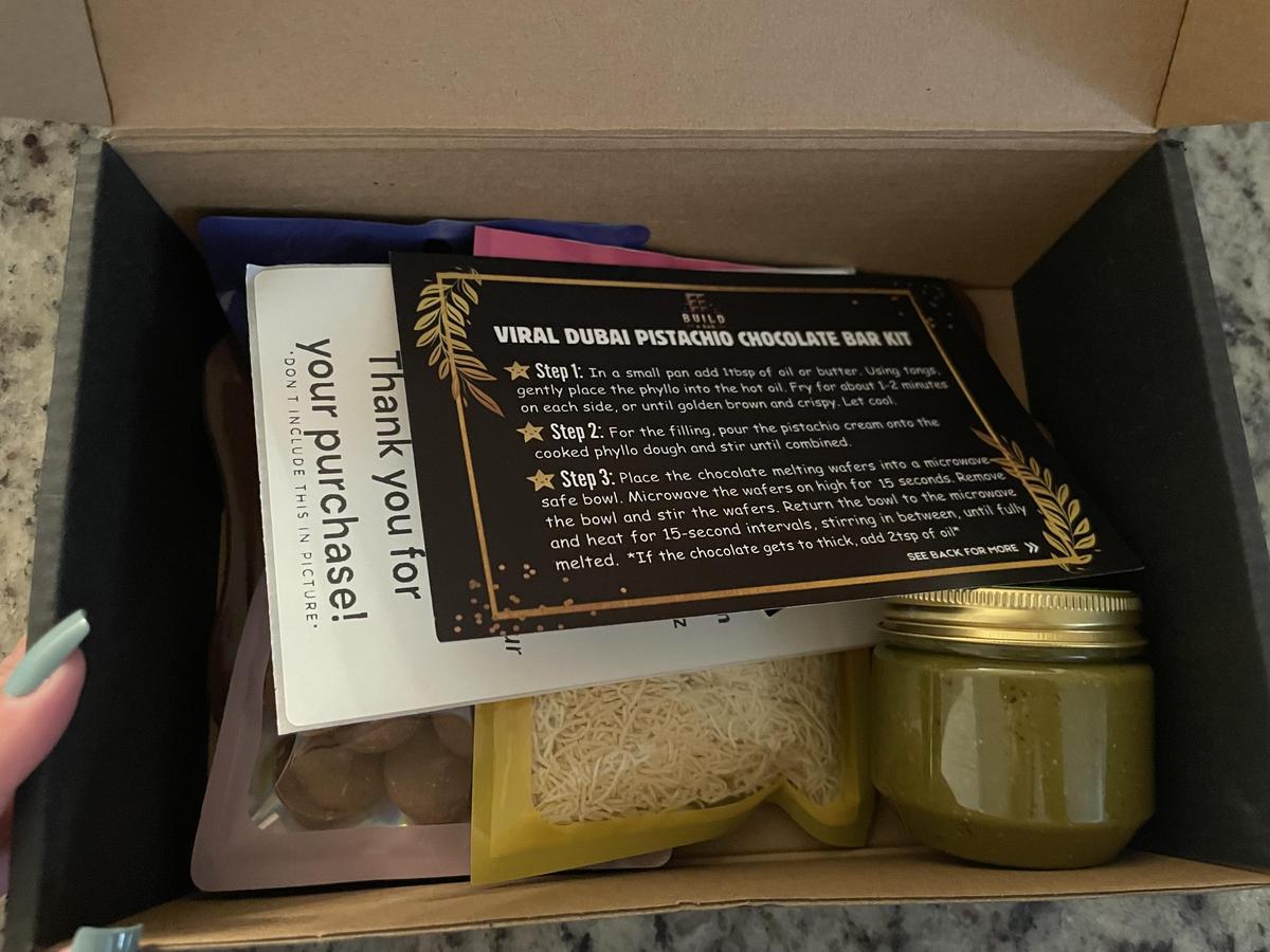 Item: Milk, Pistachio Butter