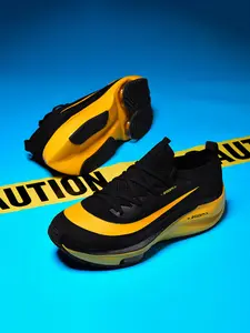 Dxsole Men's Sporty Outdoor Lightweight Running Shoes, Ultra-Light Cushioned Sneakers, Anti-Slip Wear-Resistant Sole, Breathable Textile Upper, All Seasons