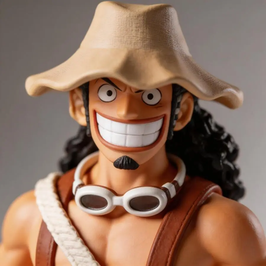 Anime One Piece Usopp Figure 25cm GK Statue Collectible Model Toy Desktop Ornament for Fans Home Decoration