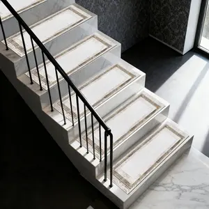 Non-Slip Stair Carpet, Step Protection Carpet, Decorative Bordered Stair Mat for Home Decoration & Bedroom Accessories - Suitable for Indoor, Outdoor Stairs & Multiple Scenarios