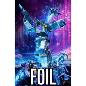 TRANSFORMERS #24 BJORN BARENDS - SOUNDWAVE - 80s RETRO VARIANT - FOIL - LTD 750