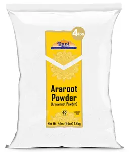 Rani Araroot (Arrowroot) Powder, Starch 64oz (4lbs) 1.81kg Bulk ~ All Natural | Gluten Friendly | No Color | Vegan | NON-GMO | Kosher | Indian Origin
