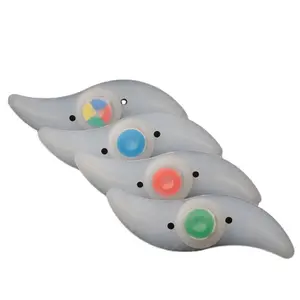 Bicycle Light Colorful Windmill Silicone Spoke Lamp S-Shape Steel Wire, Cycling Equipment, Four Colors Available