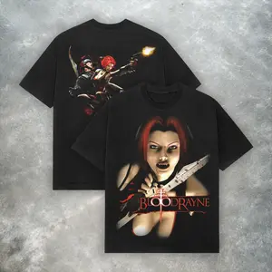 Bloodrayne PS2 T-Shirt, Vintage Y2K Vampire Grunge Tee Unisex