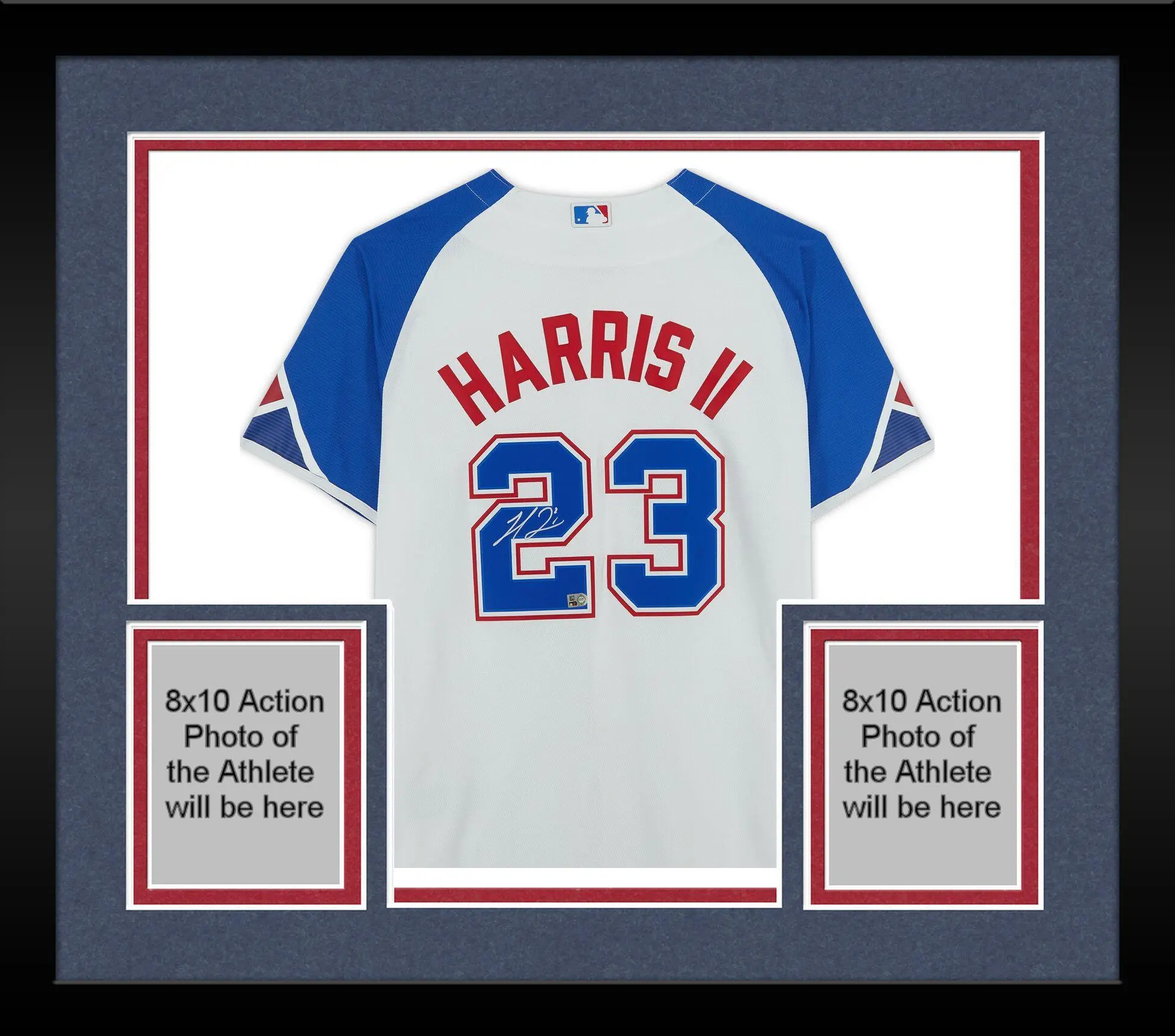 Framed Michael Harris II Atlanta Braves Autographed White Nike City Connect Replica Jersey - Fanatics Authentic Certified