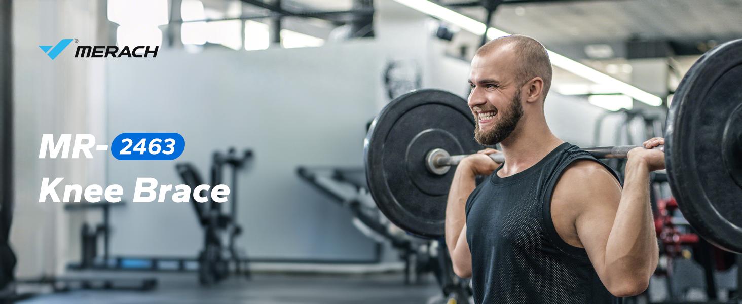 MERACH Patellar Knee Brace for Knee Pain Adjustable Patellar Tendon Stabilization Strap forJumper Knee Basketball Running Hiking Squats