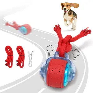 Waaiio Dog Toys Interactive Dogs Ball with Super High-Speed Rechargeable Dog Toy Ball for Puppies