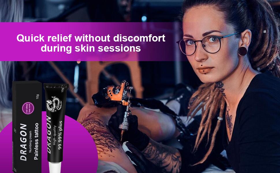 Dragon 99%  Tattoo Numbing Cream – Strong Numb for Piercing, Waxing & Eyebrow Makeup