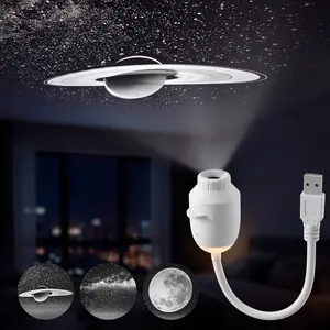 JOYIN 2-in-1 Starry Sky Projector Night Light, Portable Galaxy Projector with 3 Interchangeable Films, USB LED Night Light with Adjustable Brightness & Touch Control, Mini Starry Projector for Bedroom Ceiling Car Home Decor Gift for Adults