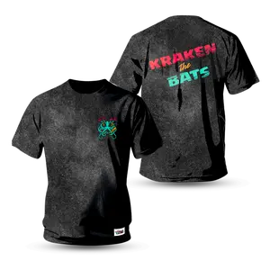 Summer Vibes Black Stone Wash Tee