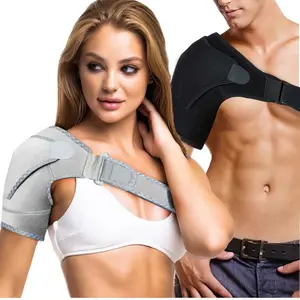 1 Piece Adjustable Rotator Cuff Shoulder Brace, Shoulder Support for Injury Recovery, Fits Left & Right Shoulder